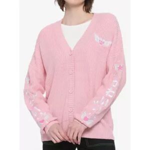 Hot Topic Kawaii Wings Embroidered‎ Women's s Cardigan